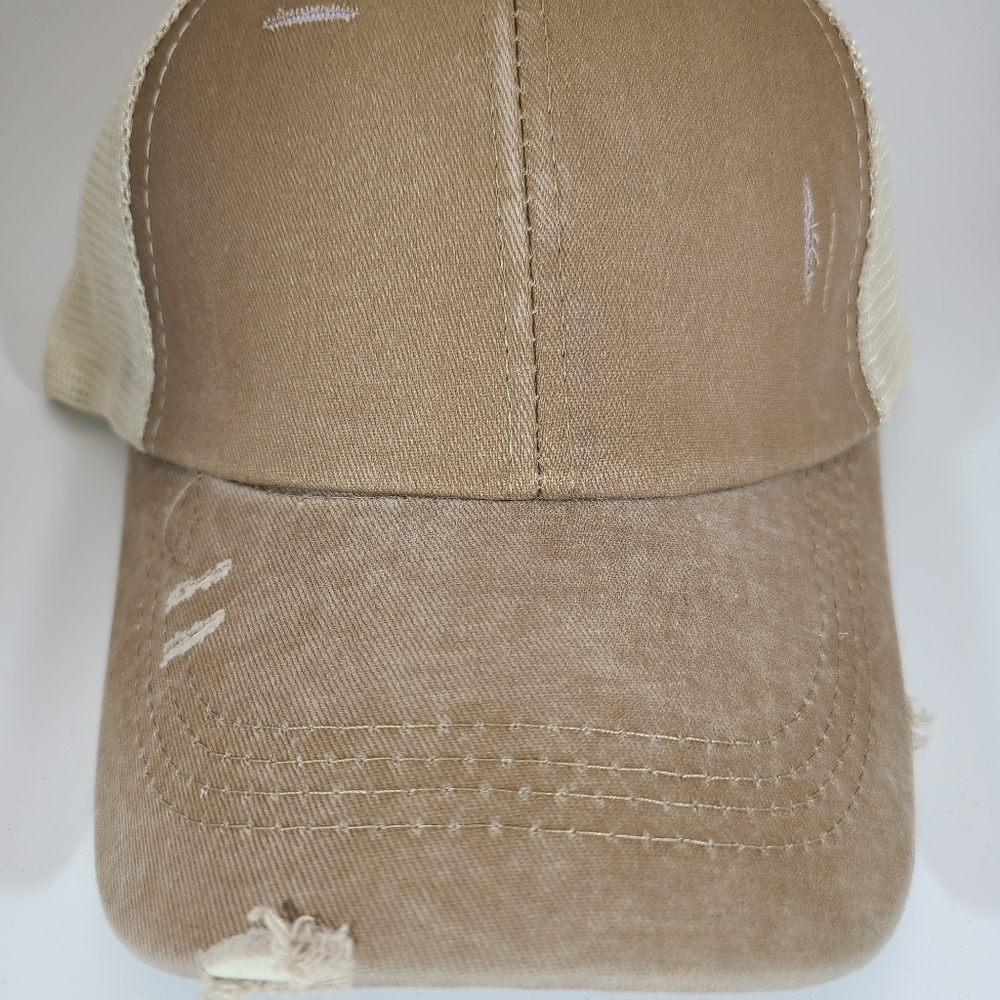 Ponytail or Messy Bun Baseball Hat